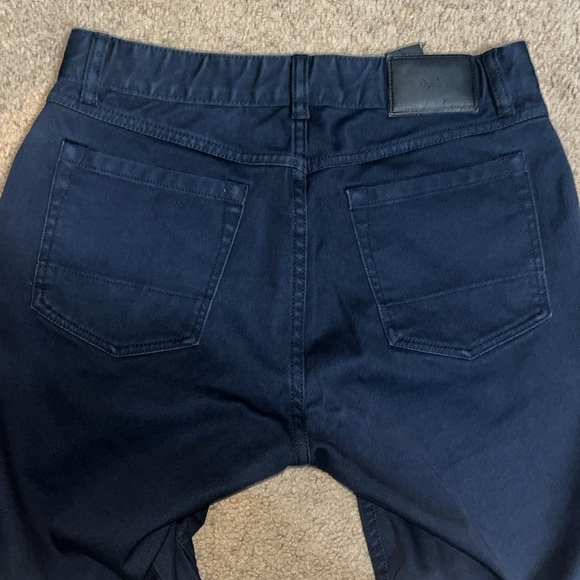 Rapha City Denim Stretch Trousers Cycling Reflective Logo Blue 32 X 30 - Picture 7 of 11